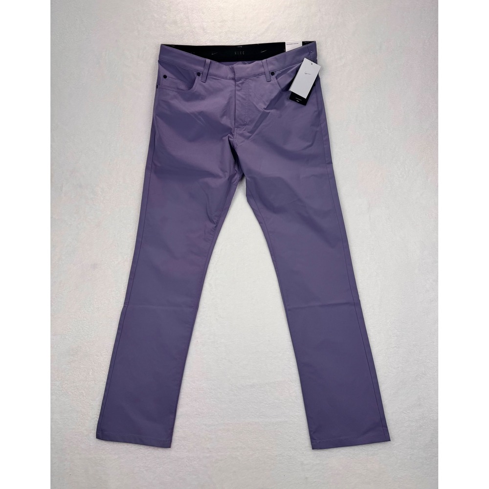 Nike Golf Dri-FIT Victory Slim Fit Pants Purple FD5615-509 Mens 34x34